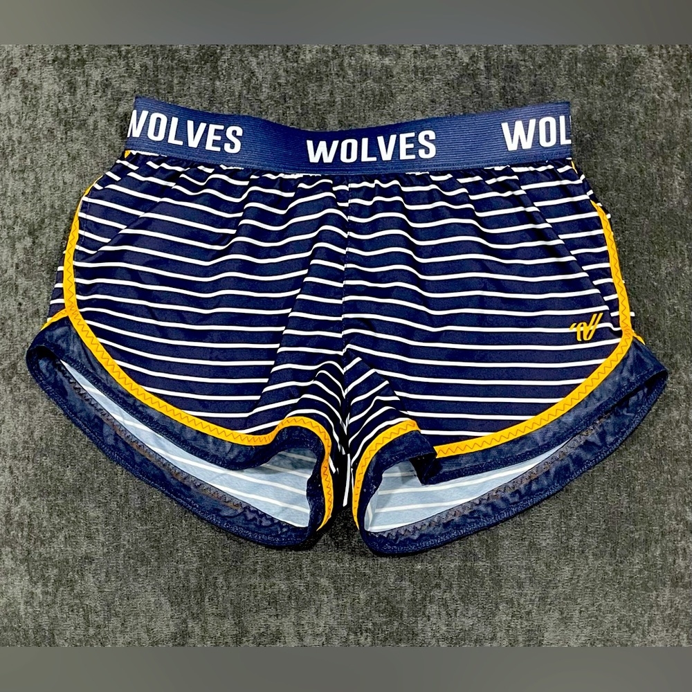 Wolves Striped Athletic Shorts